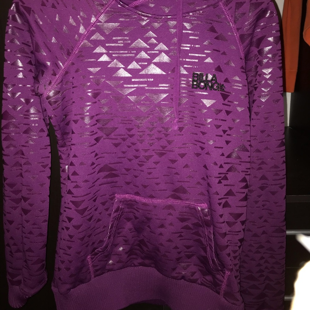 BILLA BONG purple medium hoody